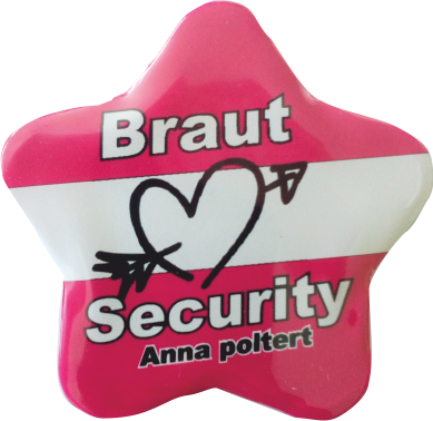 JGA badge star bride security